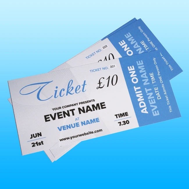 Tickets Printing Luton